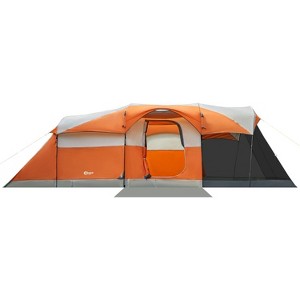 PORTAL 8 Person Family Camping Tent with Screen Porch, Portable Cabin Tent with Rainfly, 20ft * 8ft * 74in - 1 of 4