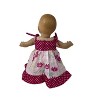 Doll Clothes Superstore Pink Floral Sundress Fits 15-16 Inch Baby as well as Cabbage Patch Kid Dolls as well - 4 of 4