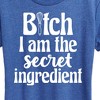 Women's - Instant Message - B|tch I am the Secret Ingredient Short Sleeve Graphic T-Shirt - 2 of 4