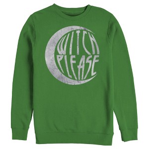Men's CHIN UP Halloween Witch Please Sweatshirt - 1 of 4