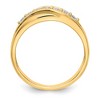 Black Bow Jewelry Men's 7.2mm 14K White or Yellow Gold 1/2 Ctw Lab Created Diamond Band - 2 of 4