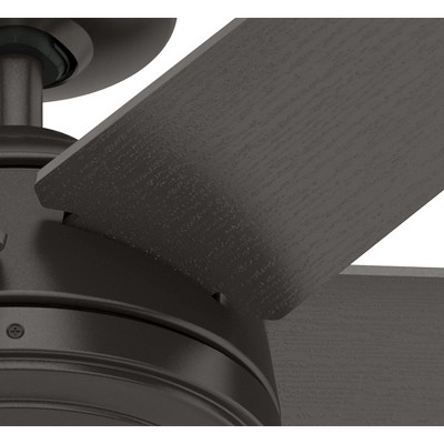 Hunter Noble Bronze Jetty WeatherMax Outdoor Ceiling Fan 52" Corrosion-Resistant Wet Rated with Wall Control