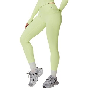 Anna-Kaci Active Women's High Waist Seamless Leggings with Contoured Panels for Comfortable Stretch Fit - 1 of 4