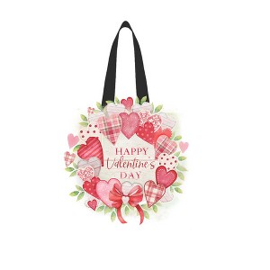 Briarwood Lane Valentine's Door Hanger 16x16 Valentines Wreath Hearts For Valentine's Door Hanger - 1 of 2