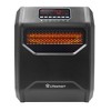 LifeSmart LifePro 1500 Watt High Power 3 Mode Programmable Space Heater with 6 Quartz Infrared Element, Remote, and Digital Display, Black - 2 of 4