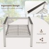 Tangkula 4 pieces patio furniture set conversation set patio furniture outdoor conversation set - 3 of 4