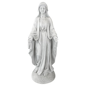 Design Toscano Madonna Of Notre Dame Garden Statue - Grand, Off-White - 1 of 4