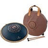 MEINL Sonic Energy 16" Engraved Octave Steel Tongue Drum, Navy Blue - 3 of 4