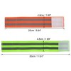 Unique Bargains Wrist Ankle High Visibility Reflective Bands Orange Green 4 Pcs - image 4 of 4