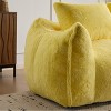 Kumasinova Large Bean Bag Chairs for Adults,Fluffy Loveseat Bean Bag Couch with 2 Pillows,Faux Fur Bean Bag Chair for Living Room,Bedroom - 4 of 4