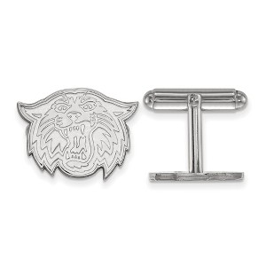 Black Bow Jewelry Sterling Silver Villanova Wildcats NCAA Cuff Links - 1 of 3