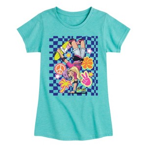 Girls' - Barbie - Skater Barbie Fitted Short Sleeve Graphic T-Shirt - 1 of 4