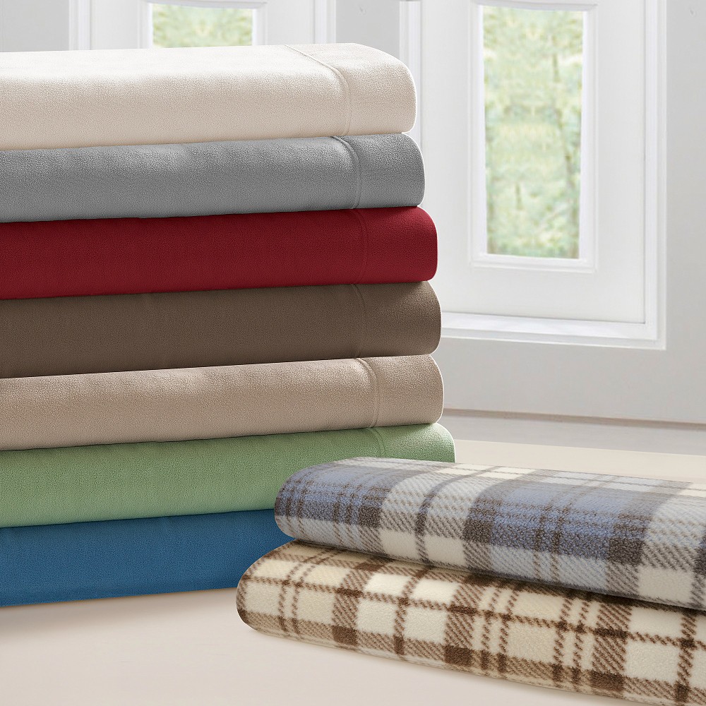 True North by Sleep Philosophy Micro Fleece 4-pc Queen Sheet Set Bedding