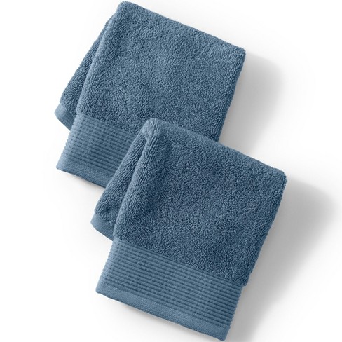 Lands End Turkish Luxe 2 piece Washcloth Set Target