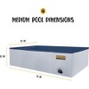 KOPEKS Portable Pool - Square - Grey - Medium - image 3 of 4