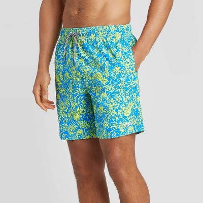 Speedo Men's 8" Pineapple Volley Swim Shorts - Blue S