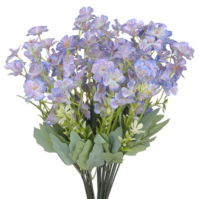 REGALWOVEN Artificial Decoration Silk Orchids Flowers 16.1" 6 Pcs