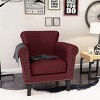 Christopher Knight Home Brice Contemporary Fabric Club Chair with Nailhead Trim - 2 of 4