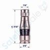 SatelliteSale Indoor/Outdoor F-Type Fittings Coaxial Connectors for Coax Cables - 4 of 4