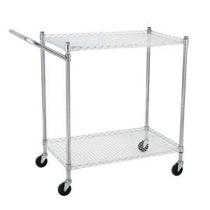 Utility Rolling Cart with Wheels, 1000LBS Capacity, Commercial Grade Kitchen Cart, for Restaurant, Garage, Warehouse, Kitchen - 1 of 4