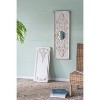 Wooakway 48"H 16.9"W 2-Piece Antique White Wood Accent Wall Mirrors Distressed Mirrors for Living Room Entryway Bedroom - 4 of 4