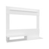 55" Floating Entertainment Center with Superior Shelf, Two Shelves, and Secure Lock Pin for Living Room and Bedroom - 2 of 4