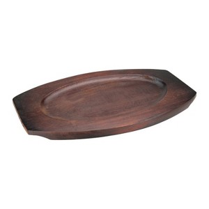 Winco Wooden Underliner for Aluminum Sizzle Platter, 10" - 1 of 2