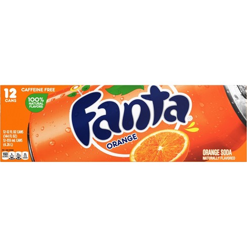 Fanta Orange Soda 12pk 12 Fl Oz Cans Target