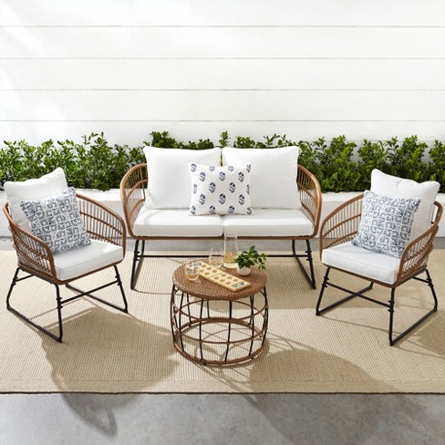 Target best sale wicker cushions