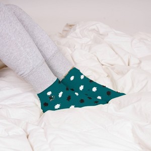 NHL San Jose Sharks Random Dots Fuzzy Socks - 1 of 3