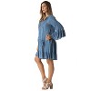 Riviera Sun Womens 3/4 Sleeve Summer Dress - Beach Cover Up Tunic Dress with Embroidery - 2 of 3