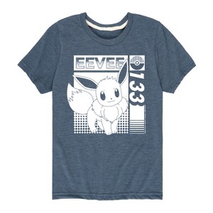 Boys' - Pokémon - Eevee 133 Normal Type Generation 1 Short Sleeve Graphic T-Shirt - 1 of 4
