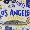 NFL Los Angeles Rams Loco Fan Large Serving Tray with Handle - 2 of 3