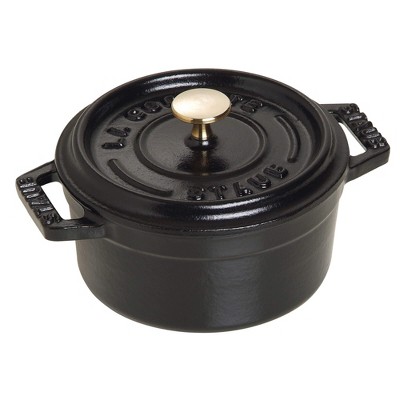 Staub Cast Iron 0.5-qt Baby Wok - Graphite Grey 