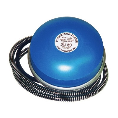 Blue Cast Aluminum Floating Tank Deicer with Thermostat