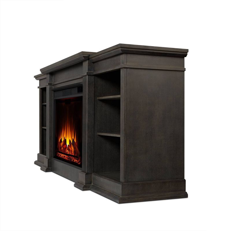 Real Flame Eliot Grand Electric Fireplace Entertainment Center Antique Gray, 5 of 9