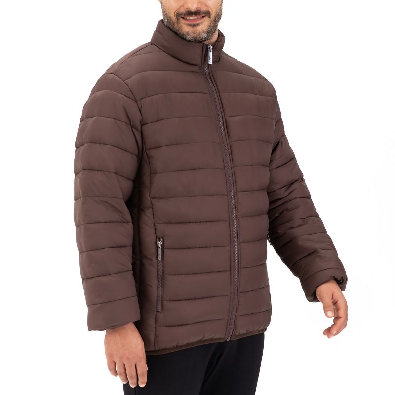 Alpine Swiss Niko Mens Down Alternative Jacket Puffer Coat Packable Warm Insulation & Lightweight, 5 of 7