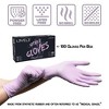 L3 Level 3 Nitrile Gloves - Professional Heavy Duty Disposable Gloves - Latex Free - Fits Snug - Box of 100 - 4 of 4