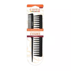 Cantu Style Carbon Fiber Combs - 2ct