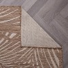 World Rug Gallery Contemporary Palm Leaf Textured Flat Weave Indoor/Outdoor Area Rug - 4 of 4