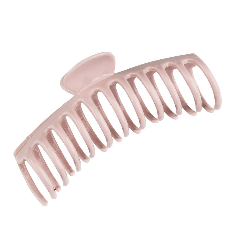 sc&#252;nci Recycled Large Barrel Claw Clip - Pink - Thick Hair, 4 of 10