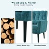 CENGHU Modern Accent Chair, Chenille Arm Chairs, Upholstered Mordern Living Room Chair with Waist Pillow, Solid Wood Leg, for Small Space - 3 of 4