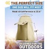 Tirrinia Mens Sun Hat with Neck Flap Cover, Foldable Hat for Outdoor Fishing Hiking, One Hat Double Use - 4 of 4