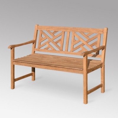 target teak shower bench