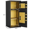JUJABU Large Coin-Operated Digital Security Safe with Double Doors, Hidden Code Lock, Fireproof & Waterproof Bag - 3 of 4