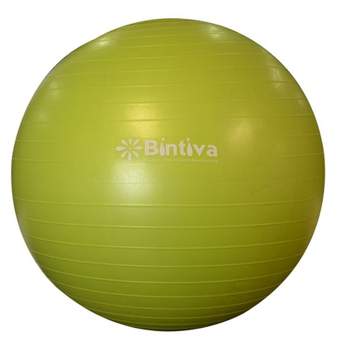 Bintiva Anti-burst Exercise Stability Yoga Ball for Fitness 65cm - Green