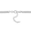 EVERLY JEWELRY | Sterling Silver 7/8 CT TGW Created Emerald Necklace With Chain, 16+1.5 Ext. - 4 of 4