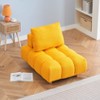 CAVINAS Long Cloud Couch Contemporary Teddy Upholstered Sofa Couch with Pillow for the living room - 4 of 4