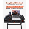 VEVOR Cycling Desk, Mobile Foldable Multi-Functional Bike Trainer & Treadmill Desk, Non-Slip Multi-Slot Bike Trainer Fitness Desk,Black - 4 of 4
