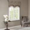 MAYEERTY 50x18" Jacquard Window Valance Navy - 2 of 4